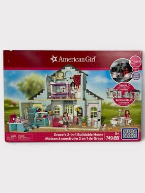 American Girl Mega Bloks Graces 2-in-1 Home Dollhouse Playset NEW SEALED RETIRED
